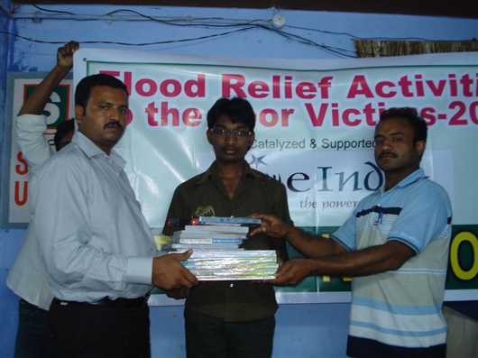 Distribution of Educational Material to the poor student
