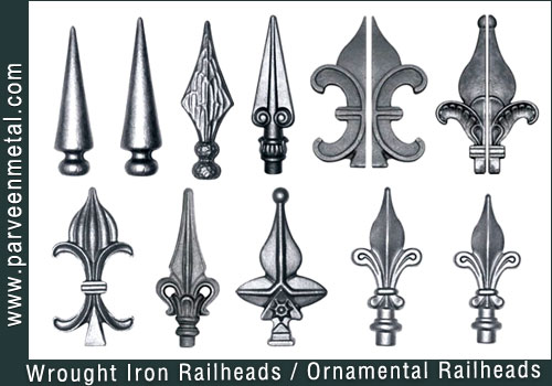 Ornamental iron components