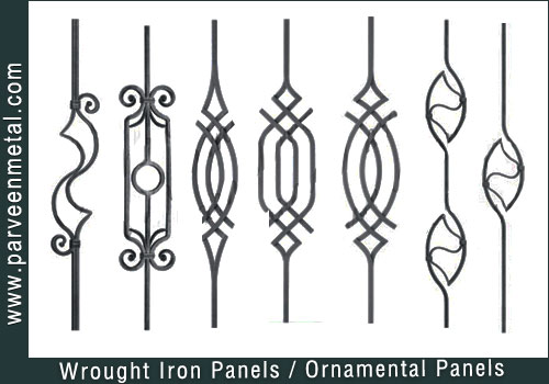 Wrought iron components