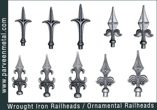 Wrought Iron Railheads