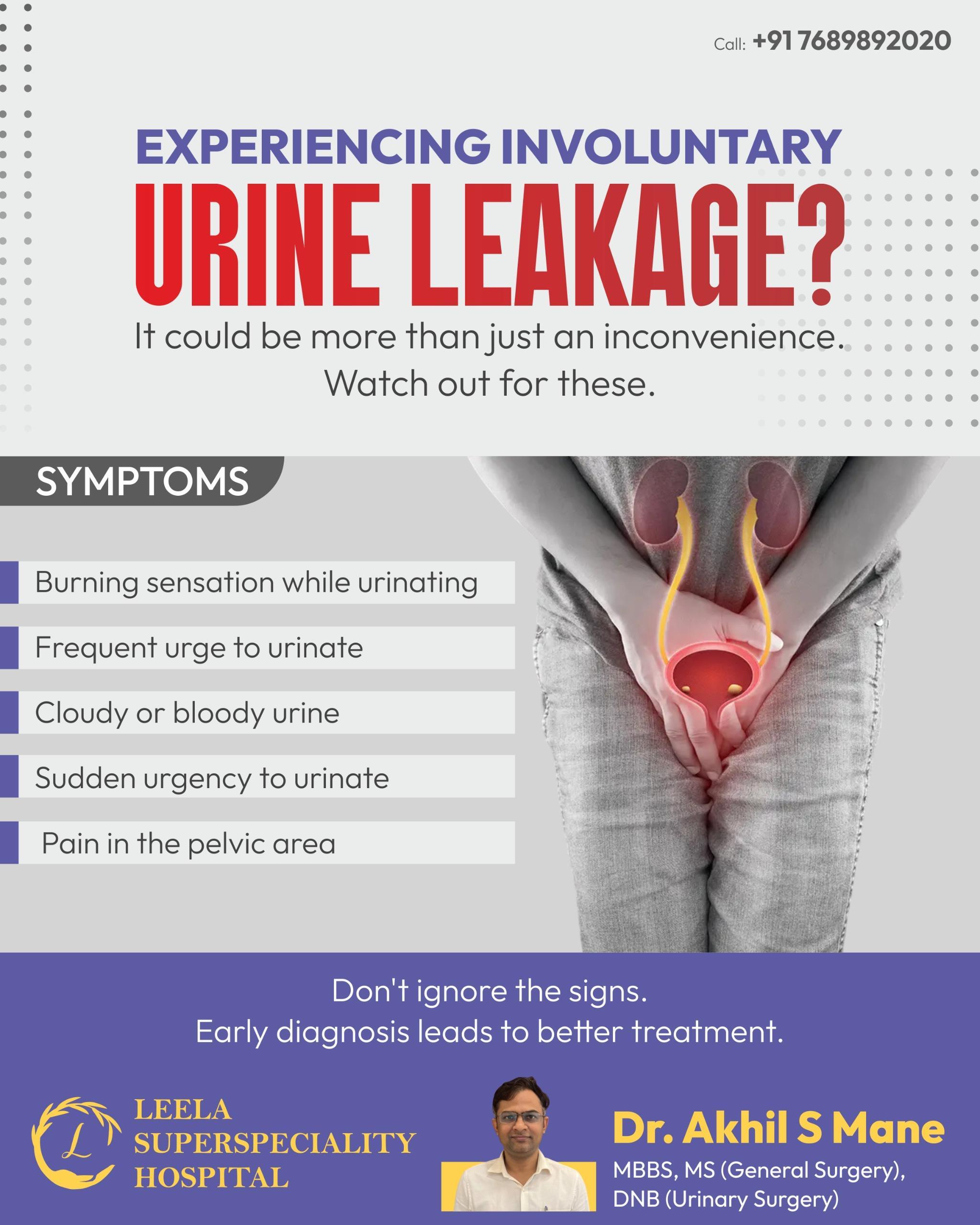Common Symptoms of Urinary Incontinence